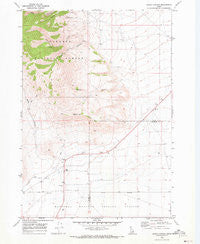 Snaky Canyon Idaho Historical topographic map, 1:24000 scale, 7.5 X 7.5 Minute, Year 1969