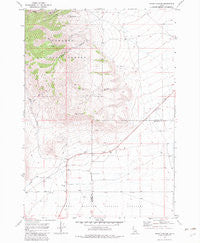 Snaky Canyon Idaho Historical topographic map, 1:24000 scale, 7.5 X 7.5 Minute, Year 1969