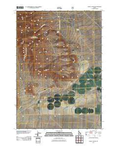 Snaky Canyon Idaho Historical topographic map, 1:24000 scale, 7.5 X 7.5 Minute, Year 2011