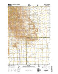 Snaky Canyon Idaho Current topographic map, 1:24000 scale, 7.5 X 7.5 Minute, Year 2013