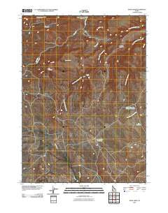 Snow Creek Idaho Historical topographic map, 1:24000 scale, 7.5 X 7.5 Minute, Year 2010
