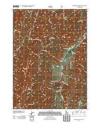 Snowdrift Mountain Idaho Historical topographic map, 1:24000 scale, 7.5 X 7.5 Minute, Year 2011