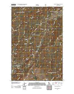 Snowy Summit Idaho Historical topographic map, 1:24000 scale, 7.5 X 7.5 Minute, Year 2011