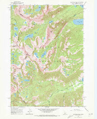 Snowyside Peak Idaho Historical topographic map, 1:24000 scale, 7.5 X 7.5 Minute, Year 1964