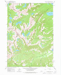 Snowyside Peak Idaho Historical topographic map, 1:24000 scale, 7.5 X 7.5 Minute, Year 1964