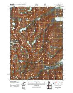 Snowyside Peak Idaho Historical topographic map, 1:24000 scale, 7.5 X 7.5 Minute, Year 2011