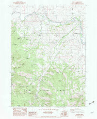 Soda Peak Idaho Historical topographic map, 1:24000 scale, 7.5 X 7.5 Minute, Year 1982