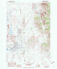Soda Springs Idaho Historical topographic map, 1:24000 scale, 7.5 X 7.5 Minute, Year 1982