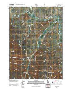 Soda Peak Idaho Historical topographic map, 1:24000 scale, 7.5 X 7.5 Minute, Year 2011