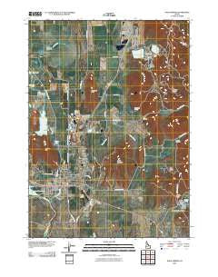 Soda Springs Idaho Historical topographic map, 1:24000 scale, 7.5 X 7.5 Minute, Year 2010