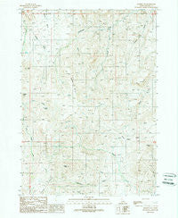 Soldier Cap Idaho Historical topographic map, 1:24000 scale, 7.5 X 7.5 Minute, Year 1989