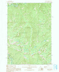 Soldier Creek Idaho Historical topographic map, 1:24000 scale, 7.5 X 7.5 Minute, Year 1990