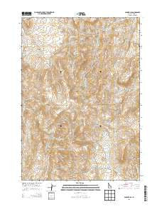 Soldier Cap Idaho Current topographic map, 1:24000 scale, 7.5 X 7.5 Minute, Year 2013