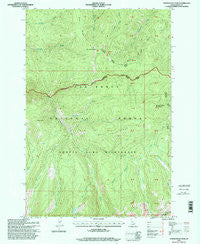 Sourdough Peak Idaho Historical topographic map, 1:24000 scale, 7.5 X 7.5 Minute, Year 1995