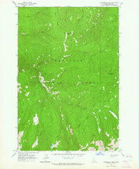 Sourdough Peak Idaho Historical topographic map, 1:24000 scale, 7.5 X 7.5 Minute, Year 1963