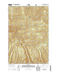 Sourdough Peak Idaho Current topographic map, 1:24000 scale, 7.5 X 7.5 Minute, Year 2013