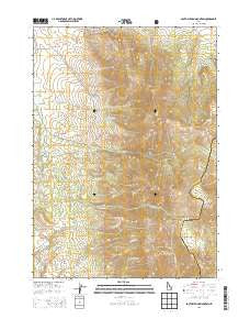 South Putnam Mountain Idaho Current topographic map, 1:24000 scale, 7.5 X 7.5 Minute, Year 2013