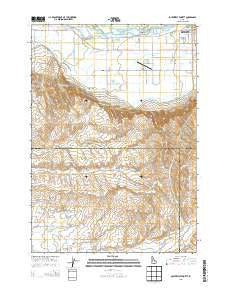 Southwest Emmett Idaho Current topographic map, 1:24000 scale, 7.5 X 7.5 Minute, Year 2013