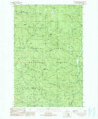 Spades Mountain Idaho Historical topographic map, 1:24000 scale, 7.5 X 7.5 Minute, Year 1990