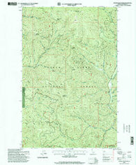Spades Mountain Idaho Historical topographic map, 1:24000 scale, 7.5 X 7.5 Minute, Year 1996