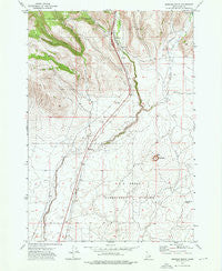 Spencer South Idaho Historical topographic map, 1:24000 scale, 7.5 X 7.5 Minute, Year 1972