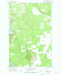 Spirit Lake East Idaho Historical topographic map, 1:24000 scale, 7.5 X 7.5 Minute, Year 1961