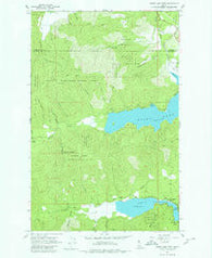 Spirit Lake West Idaho Historical topographic map, 1:24000 scale, 7.5 X 7.5 Minute, Year 1961