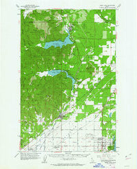 Spirit Lake Idaho Historical topographic map, 1:62500 scale, 15 X 15 Minute, Year 1961