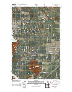 Spirit Lake East Idaho Historical topographic map, 1:24000 scale, 7.5 X 7.5 Minute, Year 2011