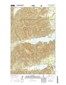 Spirit Lake West Idaho Current topographic map, 1:24000 scale, 7.5 X 7.5 Minute, Year 2013