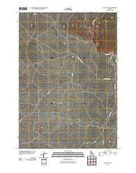 Split Butte Idaho Historical topographic map, 1:24000 scale, 7.5 X 7.5 Minute, Year 2010