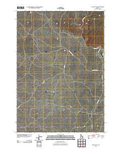 Split Butte Idaho Historical topographic map, 1:24000 scale, 7.5 X 7.5 Minute, Year 2010