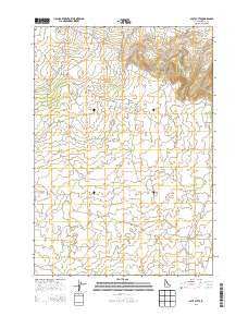 Split Butte Idaho Current topographic map, 1:24000 scale, 7.5 X 7.5 Minute, Year 2013