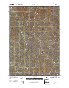 Split Rock Idaho Historical topographic map, 1:24000 scale, 7.5 X 7.5 Minute, Year 2010