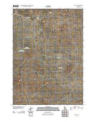 Split Top Idaho Historical topographic map, 1:24000 scale, 7.5 X 7.5 Minute, Year 2010