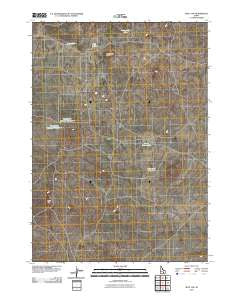 Split Top Idaho Historical topographic map, 1:24000 scale, 7.5 X 7.5 Minute, Year 2010