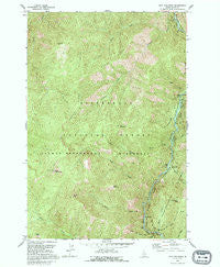 Spot Mountain Idaho Historical topographic map, 1:24000 scale, 7.5 X 7.5 Minute, Year 1991