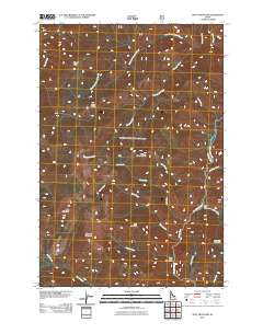 Spot Mountain Idaho Historical topographic map, 1:24000 scale, 7.5 X 7.5 Minute, Year 2011