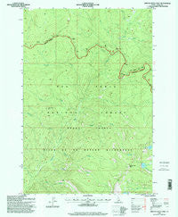 Spread Creek Point Idaho Historical topographic map, 1:24000 scale, 7.5 X 7.5 Minute, Year 1995