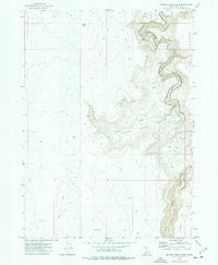 Spring Creek Basin Idaho Historical topographic map, 1:24000 scale, 7.5 X 7.5 Minute, Year 1973