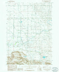 Spring Creek Reservoir Idaho Historical topographic map, 1:24000 scale, 7.5 X 7.5 Minute, Year 1986
