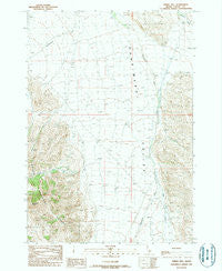 Spring Hill Idaho Historical topographic map, 1:24000 scale, 7.5 X 7.5 Minute, Year 1989