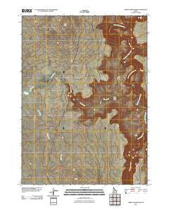 Spring Creek Basin Idaho Historical topographic map, 1:24000 scale, 7.5 X 7.5 Minute, Year 2010