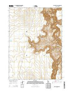 Spring Creek Basin Idaho Current topographic map, 1:24000 scale, 7.5 X 7.5 Minute, Year 2013