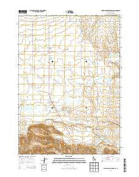 Spring Creek Reservoir Idaho Current topographic map, 1:24000 scale, 7.5 X 7.5 Minute, Year 2013