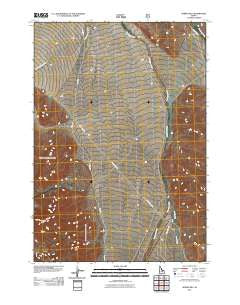 Spring Hill Idaho Historical topographic map, 1:24000 scale, 7.5 X 7.5 Minute, Year 2011