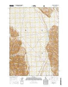 Spring Hill Idaho Current topographic map, 1:24000 scale, 7.5 X 7.5 Minute, Year 2013