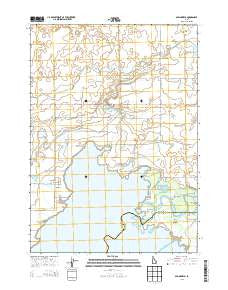 Springfield Idaho Current topographic map, 1:24000 scale, 7.5 X 7.5 Minute, Year 2013