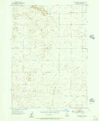 Springfield NW Idaho Historical topographic map, 1:24000 scale, 7.5 X 7.5 Minute, Year 1955