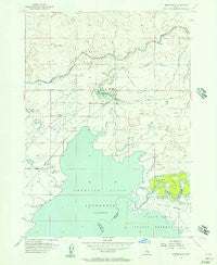 Springfield Idaho Historical topographic map, 1:24000 scale, 7.5 X 7.5 Minute, Year 1955
